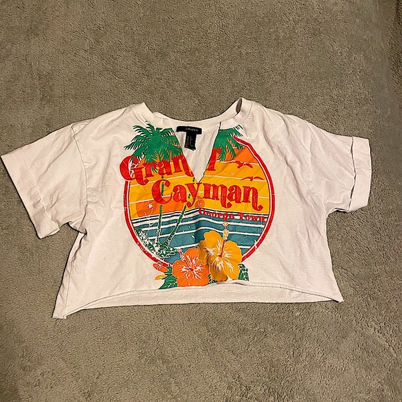 Forever 21 Tops - sunset crop top!
size: SMALL
condition: like new